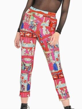 RAREE Blackmilk Onesen Cats Cuffed Pants